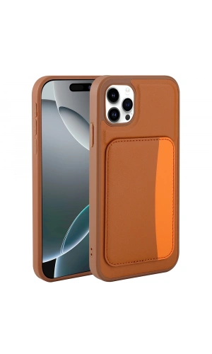Apple iPhone 11 Kılıf Kartlıklı Zore X-Kart Silikon Kapak