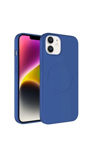 Apple iPhone 11 Kılıf M-safe Wireless Şarj Özellikli Pastel Renk Silikon Zore Plas Kapak