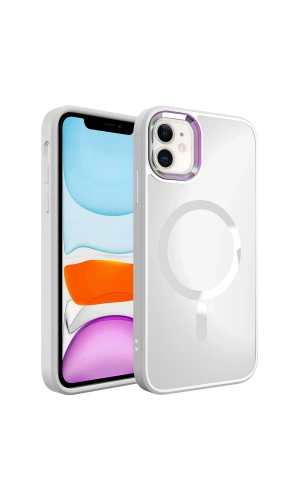 Apple iPhone 11 Kılıf M-safe Wireless Şarj Özellikli Zore Stil Kapak