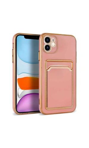 Apple iPhone 11 Kılıf Zore Bark Kartlıklı Kapak