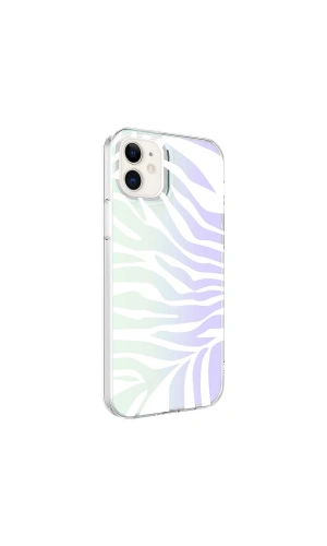 Apple iPhone 11 Kılıf Zore M-Blue Desenli Kapak