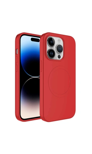 Apple iPhone 11 Pro Kılıf M-safe Wireless Şarj Özellikli Pastel Renk Silikon Zore Plas Kapak