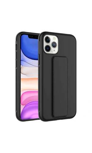 Apple iPhone 11 Pro Max Kılıf Zore Qstand Kapak