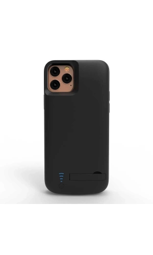Apple iPhone 11 Pro Zore Standlı Led Göstergeli Şarjlı Kılıf 5000mAh
