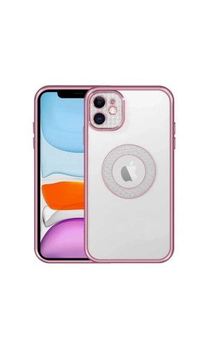 Apple iPhone 12 Kılıf Kamera Korumalı Logo Gösteren Zore Esta Kapak