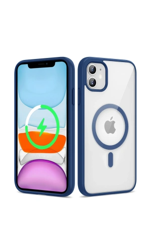 Apple iPhone 12 Kılıf M-safe Wireless Şarj Özellikli Silikon Zore Ege Kapak