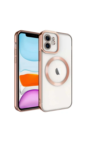Apple iPhone 12 Kılıf M-safe Wireless Şarj Özellikli Zore Setro Silikon