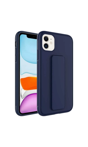 Apple iPhone 12 Kılıf Zore Qstand Kapak