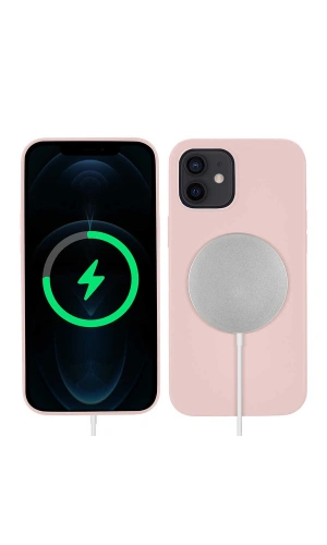 Apple iPhone 12 Mini Kılıf Zore Silksafe Wireless Kapak