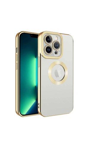Apple iPhone 12 Pro Kılıf Kamera Korumalı Logo Gösteren Zore Omega Kapak