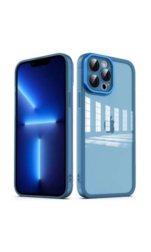 Apple iPhone 12 Pro Kılıf Kamera Korumalı Transparan Zore Post Kapak