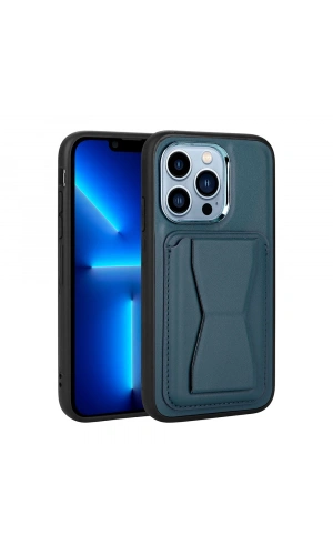 Apple iPhone 12 Pro Kılıf Kartlıklı Standlı ​Pu Deri Zore Memo Kapak