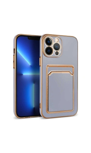 Apple iPhone 12 Pro Kılıf Zore Bark Kartlıklı Kapak