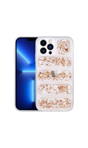 Apple iPhone 12 Pro Max Kılıf Kamera Korumalı Simli Airbagli Zore Dalga Kapak