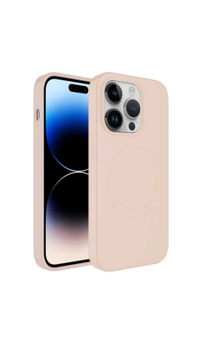 Apple iPhone 12 Pro Max Kılıf M-safe Wireless Şarj Özellikli Pastel Renk Silikon Zore Plas Kapak