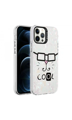 Apple iPhone 12 Pro Max Kılıf Mermer Desenli Zore Marbello Kapak