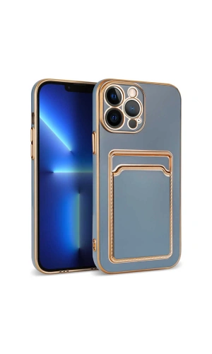 Apple iPhone 12 Pro Max Kılıf Zore Bark Kartlıklı Kapak