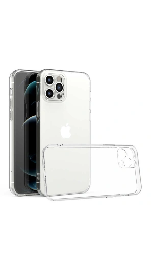 Apple iPhone 12 Pro Max Kılıf Zore Kamera Korumalı Süper Silikon Kapak
