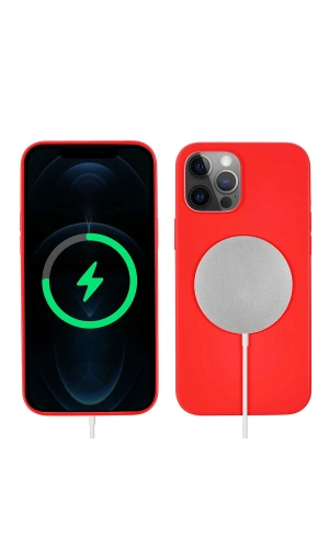 Apple iPhone 12 Pro Max Kılıf Zore Silksafe Wireless Kapak