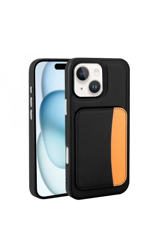 Apple iPhone 13 Kılıf Kartlıklı Zore X-Kart Silikon Kapak