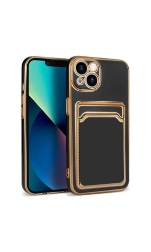 Apple iPhone 13 Kılıf Zore Bark Kartlıklı Kapak