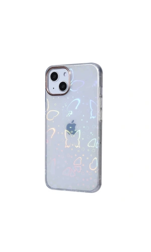 Apple iPhone 13 Kılıf Zore Sidney Desenli Sert Kapak
