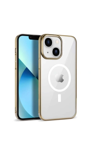 Apple iPhone 13 Kılıf Zore Wireless Şarj Özellikli Pixel M-safe Kapak