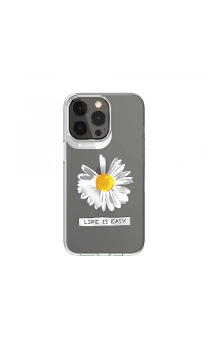 Apple iPhone 13 Pro Kılıf Çift IMD Baskılı Lisanslı Switcheasy Artist Daisy Kapak