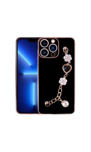 Apple iPhone 13 Pro Kılıf El Tutamaçlı Kamera Korumalı Zore Taka Silikon Kapak