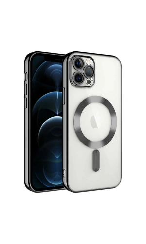 Apple iPhone 13 Pro Kılıf Kamera Korumalı M-safe Wireless Şarj Özellikli Zore Demre Kapak