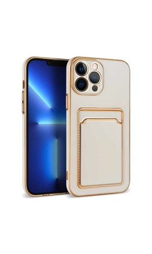 Apple iPhone 13 Pro Kılıf Zore Bark Kartlıklı Kapak
