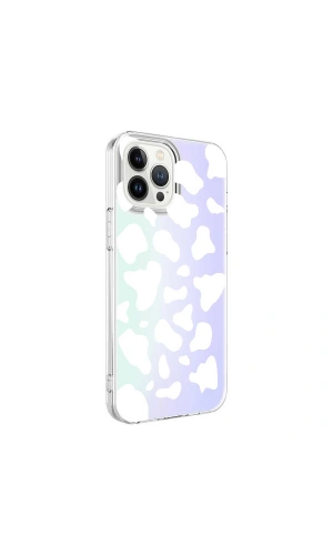Apple iPhone 13 Pro Kılıf Zore M-Blue Desenli Kapak