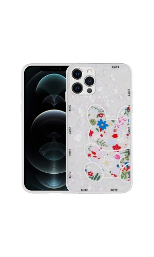 Apple iPhone 13 Pro Max Kılıf Desenli Sert Silikon Zore Mumila Kapak