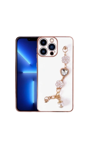 Apple iPhone 13 Pro Max Kılıf El Tutamaçlı Kamera Korumalı Zore Taka Silikon Kapak