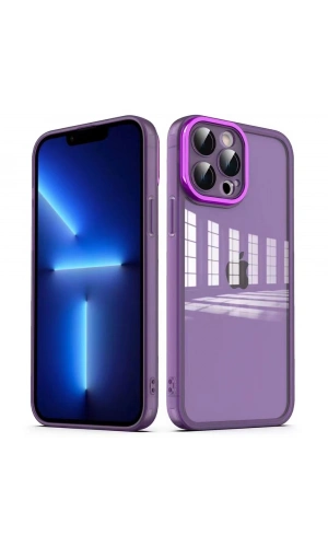 Apple iPhone 13 Pro Max Kılıf Kamera Korumalı Transparan Zore Post Kapak