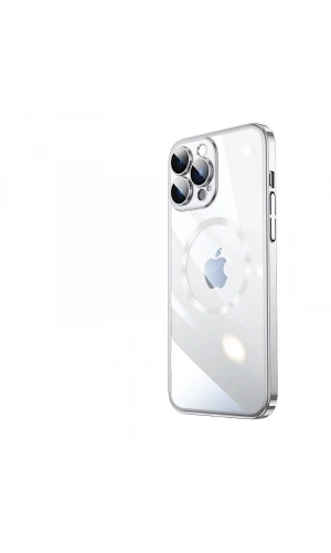 Apple iPhone 13 Pro Max Kılıf Wireless Şarj Özellikli Sert PC Zore Riksos M-safe Kapak