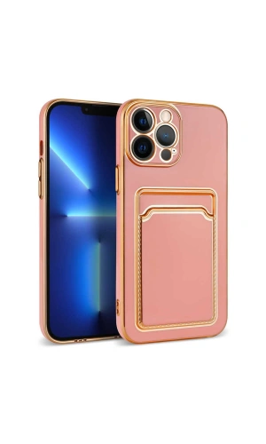 Apple iPhone 13 Pro Max Kılıf Zore Bark Kartlıklı Kapak