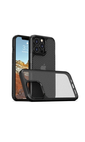 Apple iPhone 13 Pro Max Kılıf Zore İnoks Kapak