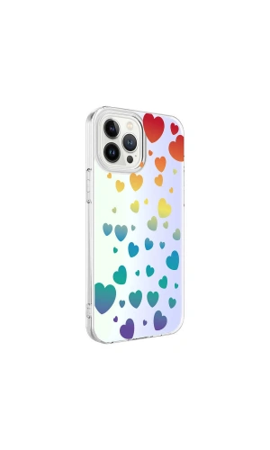 Apple iPhone 13 Pro Max Kılıf Zore M-Blue Desenli Kapak