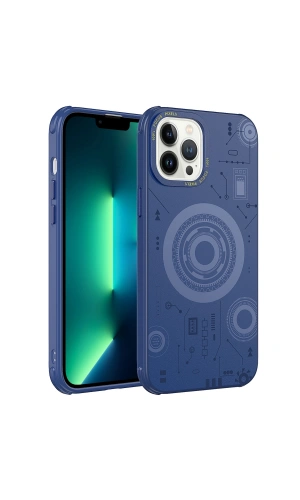 Apple iPhone 13 Pro Max Kılıf Zore Wireless Şarj Özellikli Desenli Hot Kapak