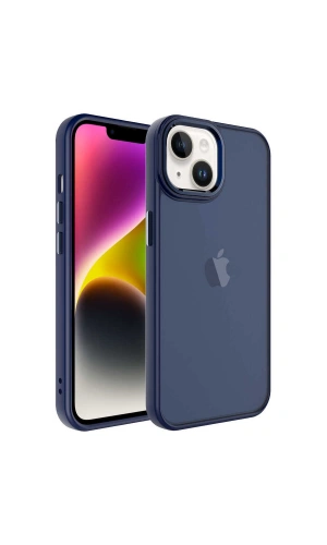 Apple iPhone 14 Kılıf Buzlu Sert PC Zore May Kapak