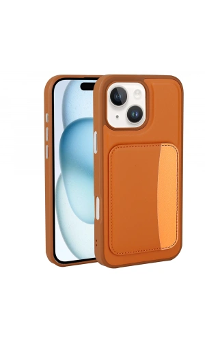 Apple iPhone 14 Kılıf Kartlıklı Zore X-Kart Silikon Kapak