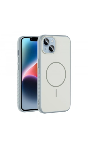 Apple iPhone 14 Kılıf M-safe Şarj Özellikli Zore Tea Kapak