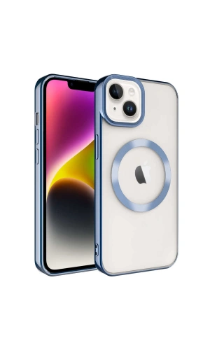 Apple iPhone 14 Kılıf M-safe Wireless Şarj Özellikli Zore Setro Silikon