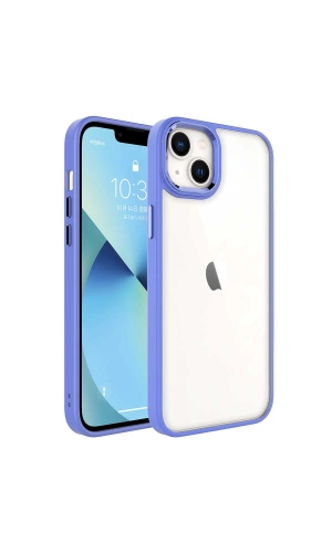 Apple iPhone 14 Plus Kılıf Zore Krom Kapak