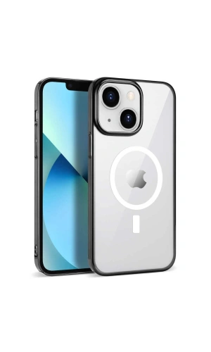 Apple iPhone 14 Plus Kılıf Zore Wireless Şarj Özellikli Pixel M-safe Kapak