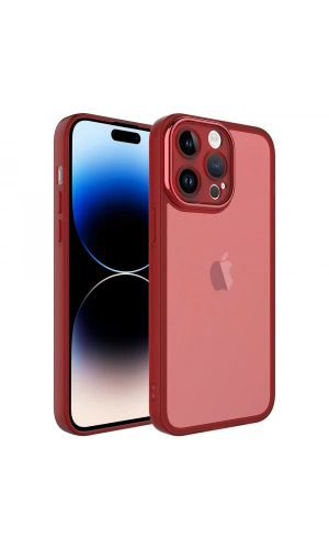 Apple iPhone 14 Pro Kılıf Kamera Korumalı Transparan Zore Post Kapak