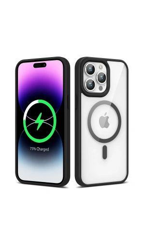 Apple iPhone 14 Pro Kılıf M-safe Wireless Şarj Özellikli Silikon Zore Ege Kapak