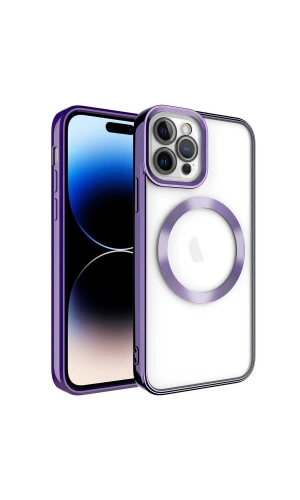 Apple iPhone 14 Pro Kılıf M-safe Wireless Şarj Özellikli Zore Setro Silikon