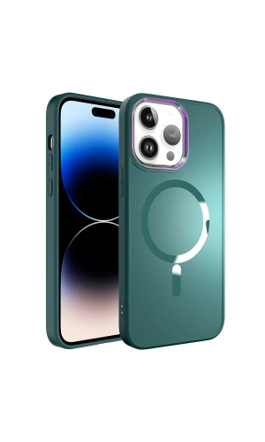 Apple iPhone 14 Pro Kılıf M-safe Wireless Şarj Özellikli Zore Stil Kapak